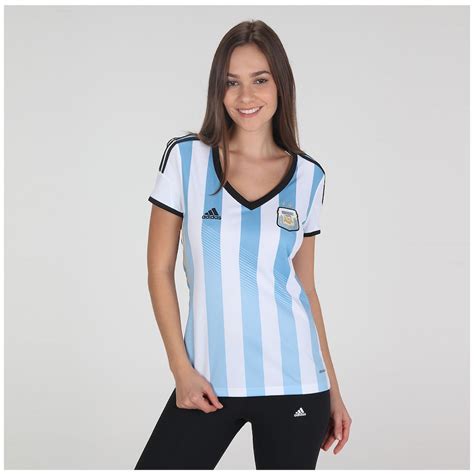 camisa argentina feminina